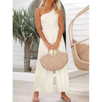 TOPGOD Women's One Shoulder Jumpsuit for Every Occasion