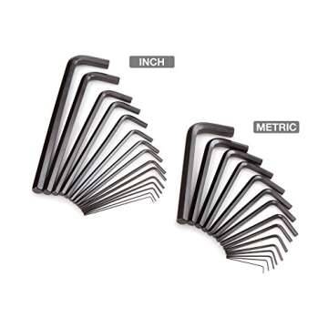 TEKTON 30-Pc Hex Key Wrench Set for DIY & Repair