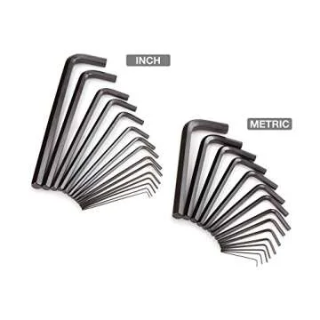 TEKTON 30-Pc Hex Key Wrench Set for DIY & Repair