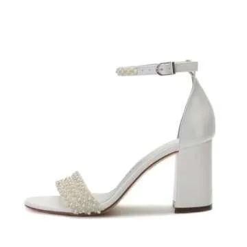 YWXYMGE Elegant Block Heels Wedding Sandals