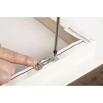 Fletcher® Picture Perfect No-Wire Hanging Kit, Hang Wall Art up to 50 Pounds (2 Pack)