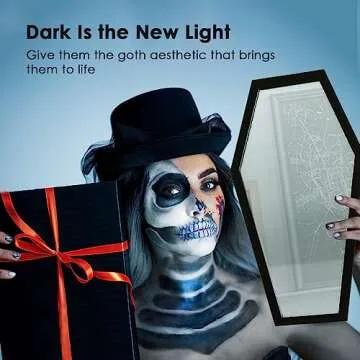 Gothic Curiosities Coffin Mirror – Unique Home Decor