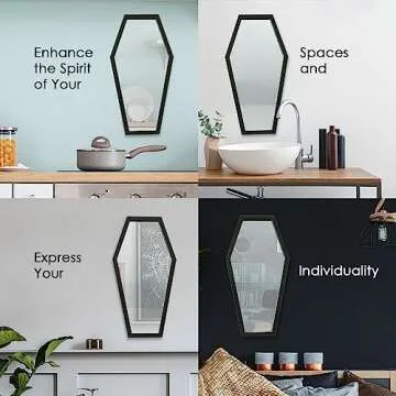 Gothic Curiosities Coffin Mirror – Unique Home Decor
