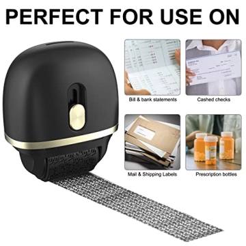 Lomil Identity Protection Roller Stamps Secure Privacy