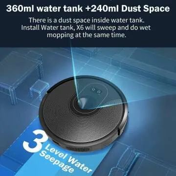 Smart Robotic Vacuum with Visual Navigation & Mop