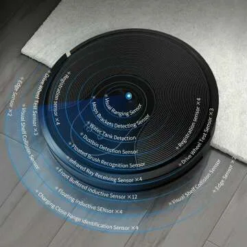 Smart Robotic Vacuum with Visual Navigation & Mop