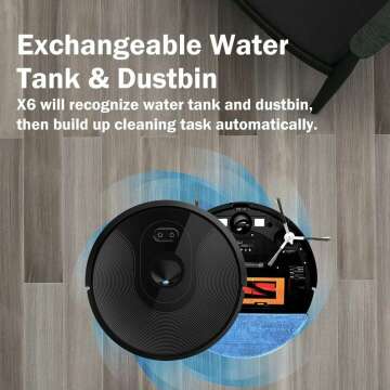 Smart Robotic Vacuum with Visual Navigation & Mop