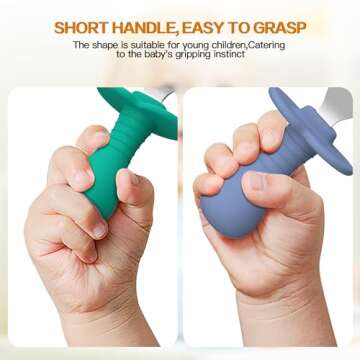 SFCCMM Toddler Forks - Safe & Flexible Silverware Set