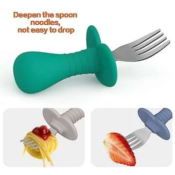 SFCCMM Toddler Forks - Safe & Flexible Silverware Set