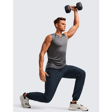 CRZ YOGA Men's Athletic Joggers Lightweight & Stylish