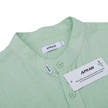 Mens Linen Button Down Shirts for Summer Casual Style