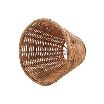 Aspen Creative Rattan Clip-On Lamp Shades for Unique Decor