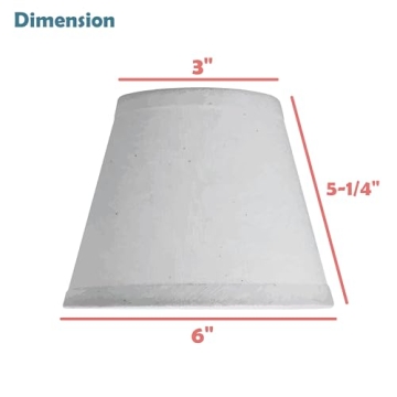 Aspen Creative Rattan Clip-On Lamp Shades for Unique Decor