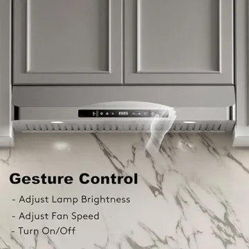 Everkitch Range Hood 30in 900CFM Under Cabinet Ventilation