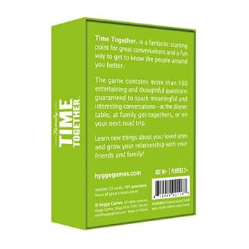Hygge Games Time Together Family Game for Conversations