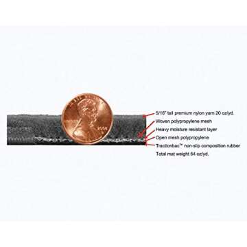 Lloyd Mats Compatible with Volvo VNL 2004-2018 and VT 2006-2010 1PC Cab Custom Carpet Black Floor Mat