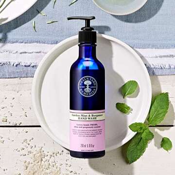 Neal's Yard Remedies Garden Mint & Bergamot Hand Wash | Refreshing Hand Soap | Certified Organic Han...