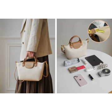 Chic YUHAKORU Soft Leather Crossbody Bag for Women