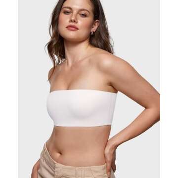 Comfortable Strapless Bandeau Bra for Every Occasion