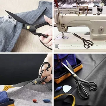 Premium 9 Inch Dressmaking Tailor Scissors Set for Crafting