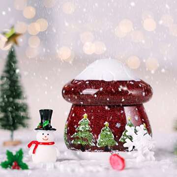 LET'S RESIN Jar Resin Moulds Silicone, Mushroom Resin Jar Mould with Lid, Silicone Moulds for Epoxy Resin, Epoxy Moulds Silicone for Storage Container, Candle Holder, Candy Jar, Gifts,Mushroom Jar