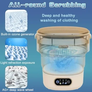 Portable Washing Machine & Dryer - 16L Mini Laundry Solution