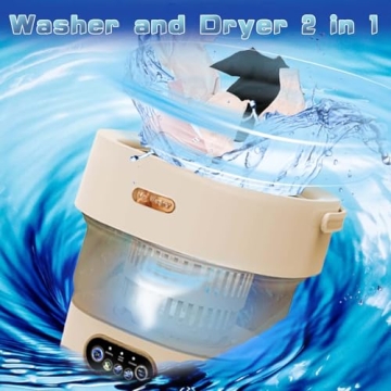 Portable Washing Machine & Dryer - 16L Mini Laundry Solution
