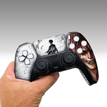 Attack on Titan Custom PS-5 Controller - Unique Design