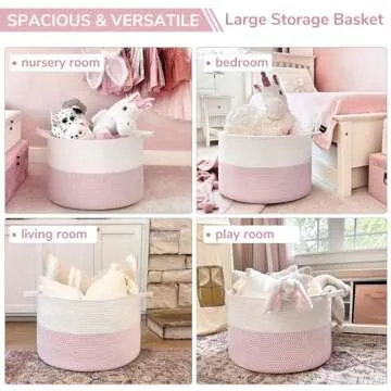 INDRESSME XXXLarge Storage Basket for Nursery & Toys