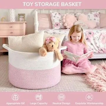 INDRESSME XXXLarge Storage Basket for Nursery & Toys