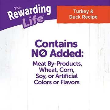 Wellness Rewarding Life Grain-Free Soft Dog Treats, Made in USA with Healthy Ingredients, Ideal for Training (Turkey & Duck Recipe, 6-Ounce Bag)