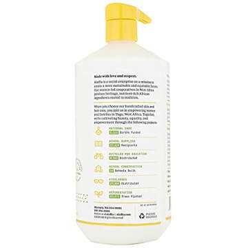 Alaffia Everyday Coconut Conditioner, Normal to Dry Hair, Moisturizing Support of Scalp and Hair wit...