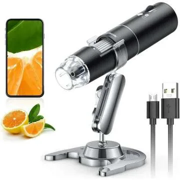 Portable Wireless Digital Microscope with HD Camera