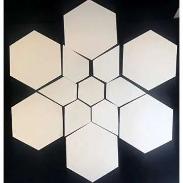 YICBOR Set of 12 Patchwork/English Paper Piecing Quilt Template Set