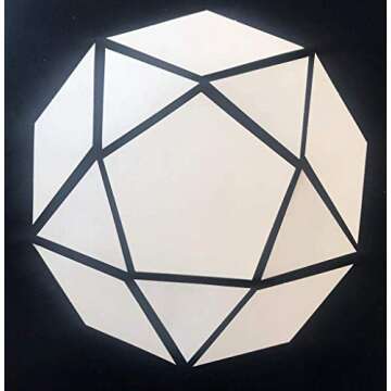 YICBOR Set of 12 Patchwork/English Paper Piecing Quilt Template Set