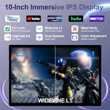 ZIOVO 2025 Android 15 Tablet With Keyboard and 30GB RAM