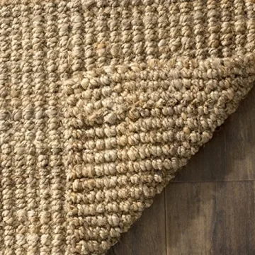 SAFAVIEH Jute Area Rug for Farmhouse Style and Comfort