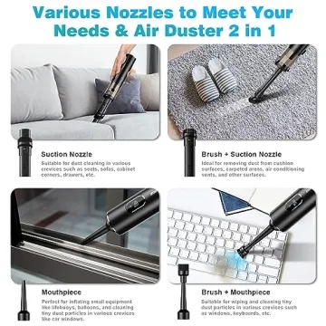 Upbooz 14000PA Cordless Handheld Vacuum Cleaner for Car Home