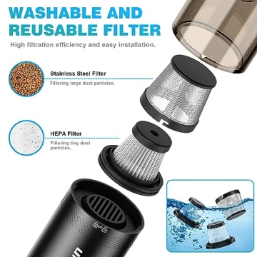 Upbooz 14000PA Cordless Handheld Vacuum Cleaner for Car Home