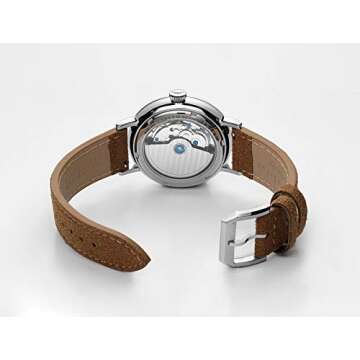 FEICE Bauhaus Watch - Automatic Mechanical Men's Watch with Leather Strap