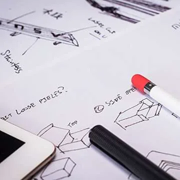 FRTMA Compatible with Apple Pencil Cap - 4 Colors Combo, Midnight Blue, Lavender, Mint, Red