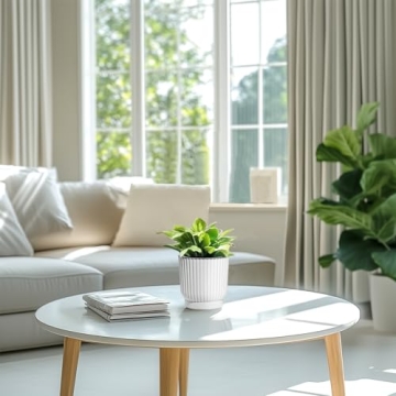 T4U Self Watering Pots for Houseplants - 6 Pack White