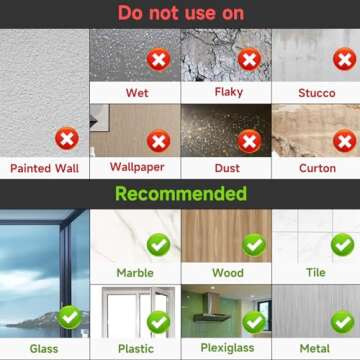 Large Hooks for Hanging Heavy-Duty 44Ib(Max) 10 Packs, Wall Hangers Without Nails Self-Adhesive Traceless Clear and Removable, Waterproof and Rustproof Multiple Uses for Bathroom Kitchen Home