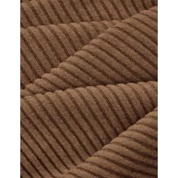 PRETTYGARDEN Women's Long Sleeve Y2K Crop Top Trendy Off Shoulder Asymmetrical Fitted Knit Tee Shirts Going Out Tops (Brown,Small)