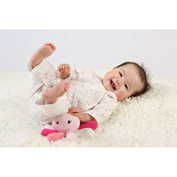 Under the Nile Scraptopus Stuffed Octopus Baby Toy Organic Cotton (Pink)