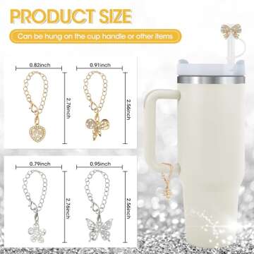 Vibrant Odiwellan Straw Covers for Stanley Cup Style