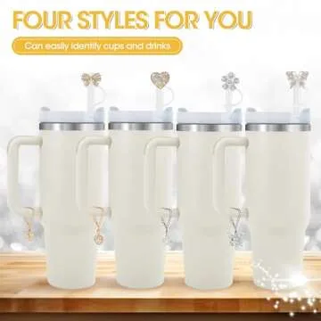 Vibrant Odiwellan Straw Covers for Stanley Cup Style