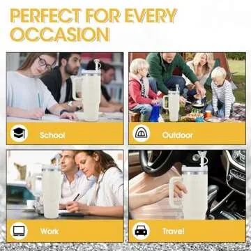 Vibrant Odiwellan Straw Covers for Stanley Cup Style