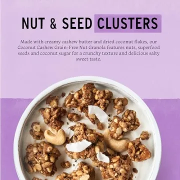 Coconut Cashew Keto Granola - Healthy Snack Option