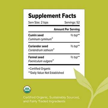 Banyan Botanicals CCF Tea (Cumin, Coriander, Fennel) - USDA Organic - Digestive Tea to Support Natur...